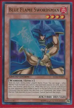 Yugioh - Blue Flame Swordsman - Limited Edition Ultra Rare Holographic Card - Image 1