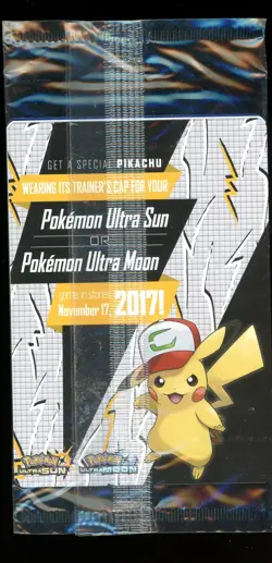 Sealed NM-Mint Ash's Pikachu - SM108 - Promo - SM Black Star Promo Pokemon - Image 2