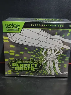 Pokemon TCG Mega Evolution Perfect Order Elite Trainer Box ETB SEALED NEW - Image 1