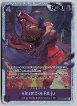 One Piece TCG Vinsmoke Reiju OP12-063 SR Legacy of the Master 4X PLAYSET - Image 1
