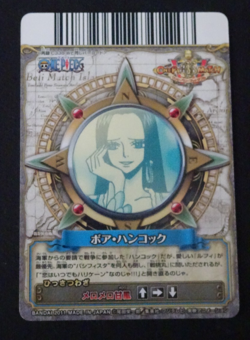 Boa Hancock PBC-027-W N Japanese One Piece Berry Match Carddass BANDAI - Image 2