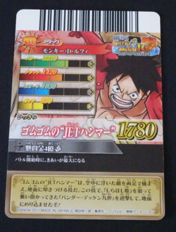 One Piece Card IC2-01 SR Luffy Super Rare Holographic Berry Match IC 2011 NM - Image 2