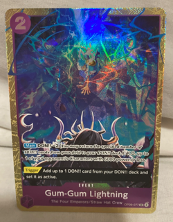 One Piece Premium Card Collection Vol. 4 Gum-Gum Lightning OP09-077 - Image 1
