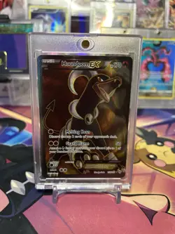 Pokemon TCG Houndoom EX Full Art Ultra Rare Card Breakthrough 153/162 Near Mint! - Image 1