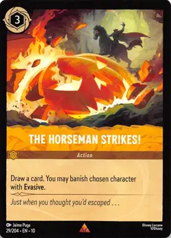 The Horseman Strikes! 29/204 Whispers in the Well Disney Lorcana - Image 1