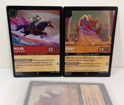 Disney Lorcana TCG Hades & Mulan OVERSIZE Gift Set Promo Cards Factory Sealed - Image 4