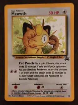Meowth 10/53 Wotc GB Promo Holo Excellent Condition Pokemon TCG - Image 1