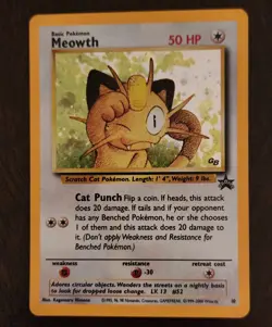 Meowth 10/53 Wotc GB Promo Holo Excellent Condition Pokemon TCG - Image 2