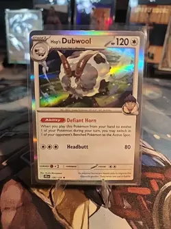 Pokemon Journey Together Hop's Dubwool Holo Rare Card 136/159 NM - Image 1