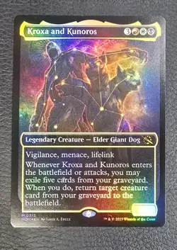 Kroxa and Kunoros (Showcase) FOIL March of the Machine NM CARD MTG Magic - Image 1