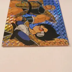 1996 Dragon Ball Z Card #08 Vegeta and Nappa Holo Foil CCG TCG - Image 3