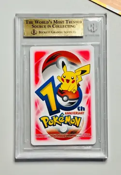 Pokemon BGS 9.5 Charizard 10th Anniversary Poker Set Promo 2006 Japanese - Image 2
