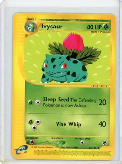 Pokemon Card - Ivysaur - 82/165 - Expedition Base Set - 2002 - Image 1