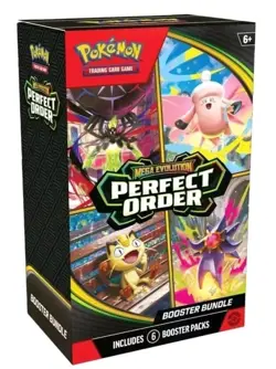 Pokemon TCG Mega Evolution Perfect Order Booster Bundle Sealed - Image 1