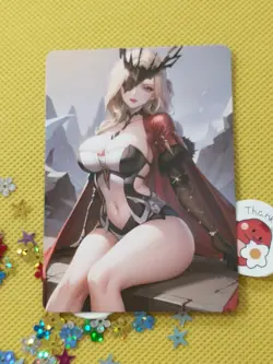 Signora Genshin Impact Impact Goddess Anime Waifu ACG Holo Card - Image 1