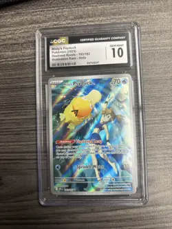2025 Pokemon Misty's Psyduck 193/182 Destined Rivals Illustration Rare CGC 10 - Image 1