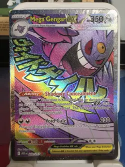 Pokemon Mega Gengar EX ASC 269/217 Full Art Holo 350 HP Psychic - Image 1