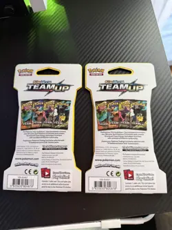 Pokemon Sun & Moon Team Up Sleeved Boosters TWO PACKS (Sealed)!!! - Image 2