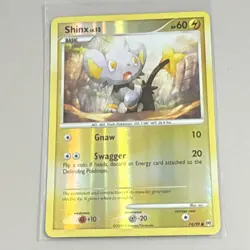 Pokemon Shinx Basic Common Arceus Card 74/99 Reverse Holo HP 60 2009 English - Image 1