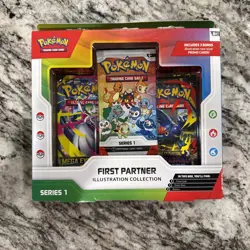 Pokemon TCG First Partner Illustration Collection Series 1 New Sealed - Image 1