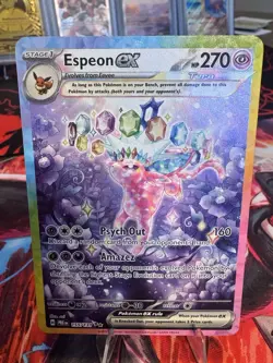 Pokemon TCG Espeon EX Prismatic Evolutions SIR 155/131 *READ DESCRIPTION* - Image 1