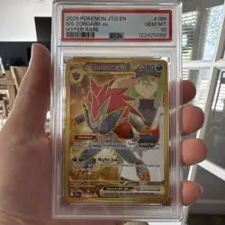 PSA 10 N's Zoroark ex 189/159 Journey Together Hyper Rare Holo Pokemon 2025 - Image 1