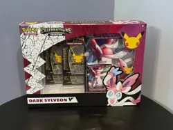 Pokemon Celebrations 25th Anniversary Dark Sylveon V Collection Box Sealed - Image 1