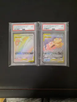 Pokemon PSA 9 Lot Of 2 (Slowpoke&Psyduck GX & Magikarp&Wailord GX) - Image 1