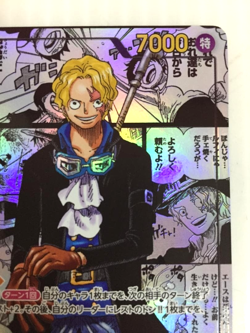 ONE PIECE Card Sabo OP13-120 SEC Manga Alternate Art Carrying His Will Japan - Image 3