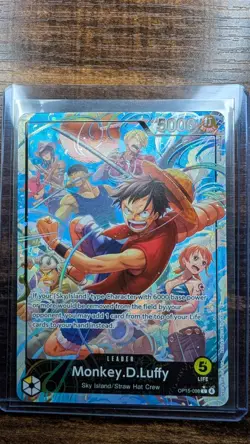 One Piece Monkey D. Luffy Alt Art OP15-098 L Adventure on KAMI's Island English - Image 1