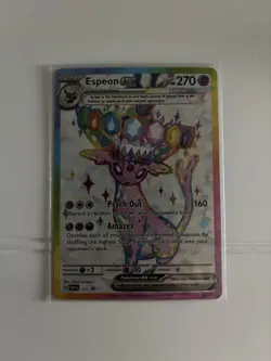 Pokemon TCG Espeon EX Prismatic Evolutions Black Star Promo Card 175 - Image 1