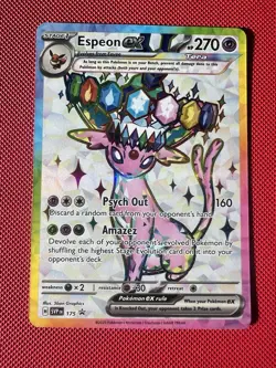 Pokemon TCG Espeon EX #175 Black Star Promo Prismatic Evolutions *Grade Ready* - Image 1