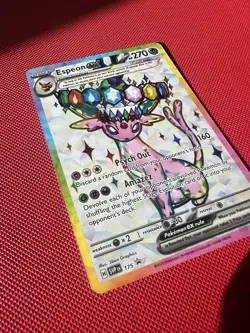 Pokemon TCG Espeon EX #175 Black Star Promo Prismatic Evolutions *Grade Ready* - Image 3