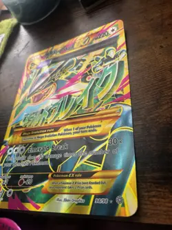 Pokemon JUMBO/Oversized Card Mega M Rayquaza EX Full Art XY 98/98 - Image 3