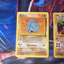 Jungle Vintage Pokemon Non Holo Unlimited Card Lot 6 Cards Old Sets Rare #13 - Image 2