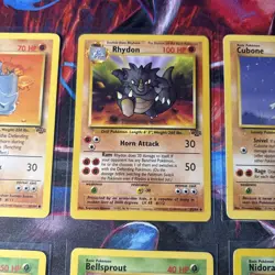 Jungle Vintage Pokemon Non Holo Unlimited Card Lot 6 Cards Old Sets Rare #13 - Image 3