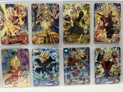 Super Saiyan Goku & Goku Xeno Holo 8 Card Lot SDBH Dragon Ball Heroes Japan - Image 1