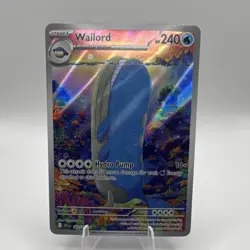 Pokemon TCG Wailord Special Illustration Rare Card Journey Together 162/159 - Image 1