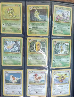 Original 151 Pokemon Cards Complete Set 1st Gen Jungle Fossil Base W/ Binder Lot - Image 3