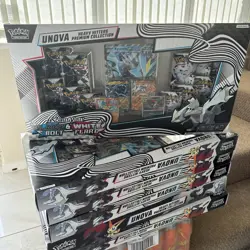 Pokemon TCG Unova Heavy Hitters Premium Black Bolt & White Flare Card Collection - Image 1