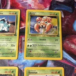 Jungle Vintage Pokemon Non Holo Unlimited Card Lot 6 Cards Old Sets Rare #12 - Image 4