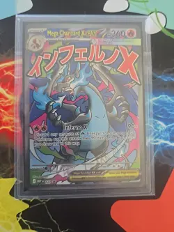 Mega Charizard X EX 023 Promo Holo Full Art Mega Evolution Pokemon TCG Card - Image 4