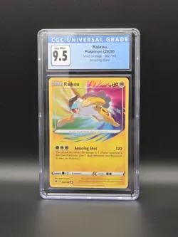 Raikou 050/185 Vivid Voltage Amazing Rare CGC 9.5 Mint+ Pokemon Card - Image 1