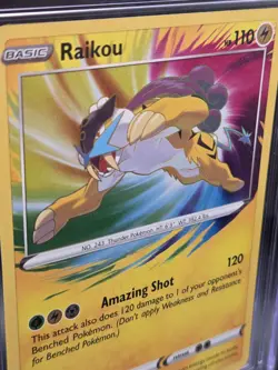 Raikou 050/185 Vivid Voltage Amazing Rare CGC 9.5 Mint+ Pokemon Card - Image 3