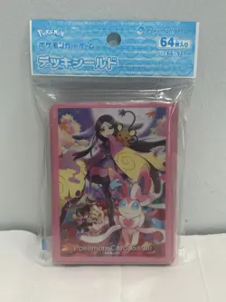 Pokemon Center Japan TCG Trainer Valerie & Sylveon Card Sleeves 64 pcs US Seller - Image 1