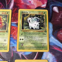 Jungle Vintage Pokemon Non Holo Unlimited Card Lot 6 Cards Old Sets Rare #11 - Image 4