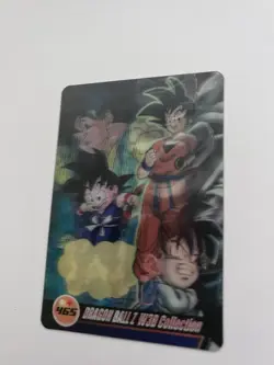 Goku Gohan 3D Lenticular Dragon Ball Z Morinaga W30 Card 465 Japan - Image 2
