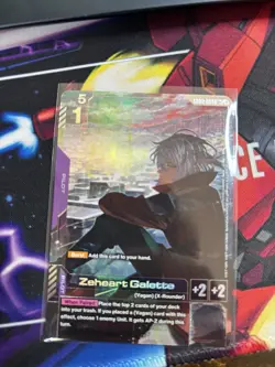 Gundam Card Game Zeheart Galette GD03-094 R+ Alt Art Foil - Image 1