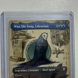 Magic: The Gathering Wan Shi Tong, Librarian Legendary Creature Blue M0320 - Image 3