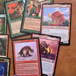 Gishath's Mythic Rare Fun ***DINOSAURS*** Tribal COMMANDER DECK MTG 100 Cards - Image 4